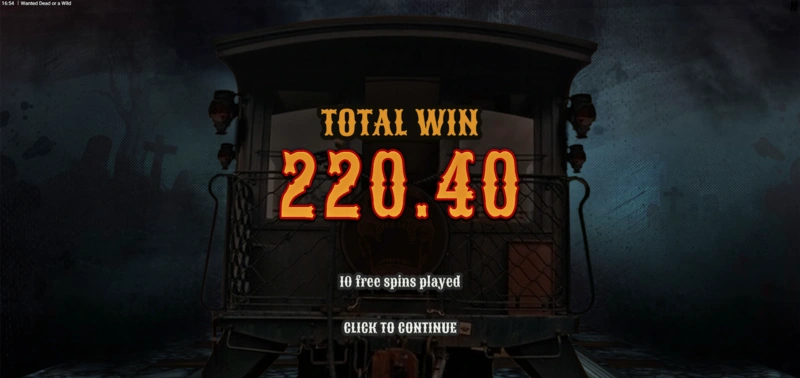 Wanted Dead or a Wild slot